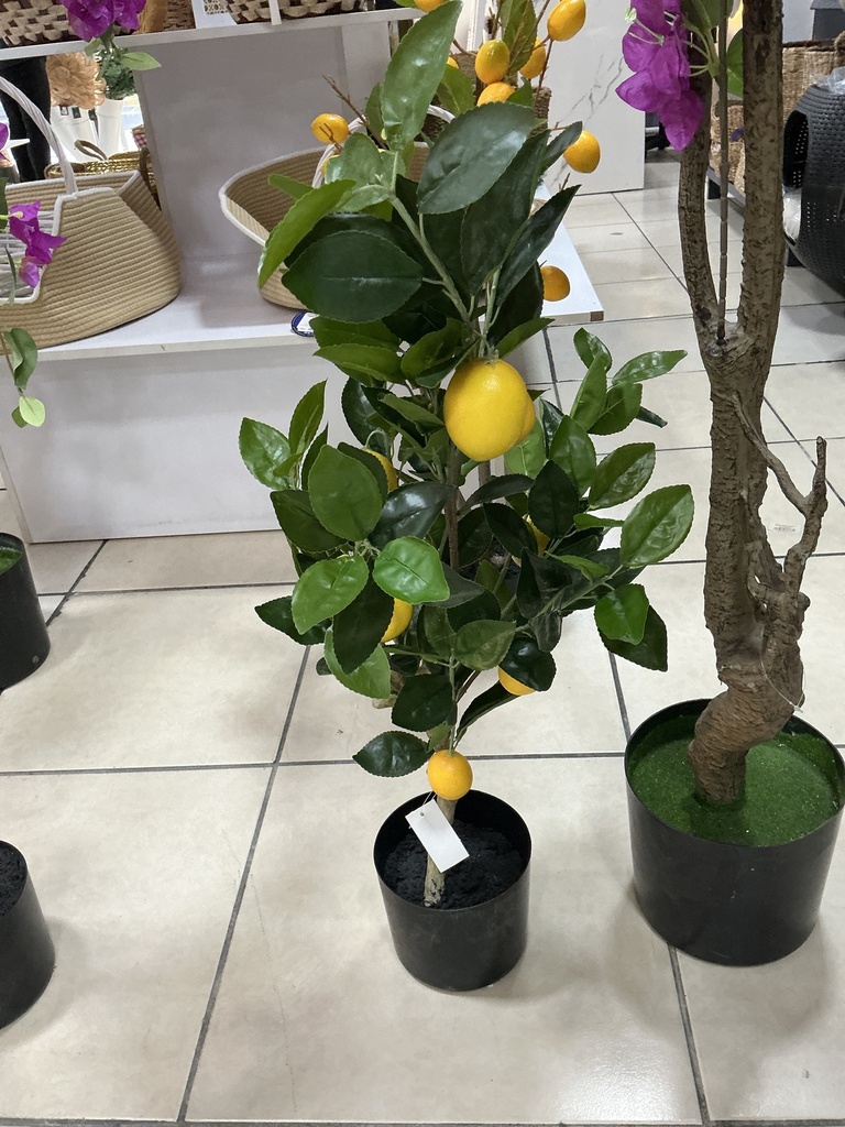 PLANTA  ARTIFICIAL 75CM* LIMON