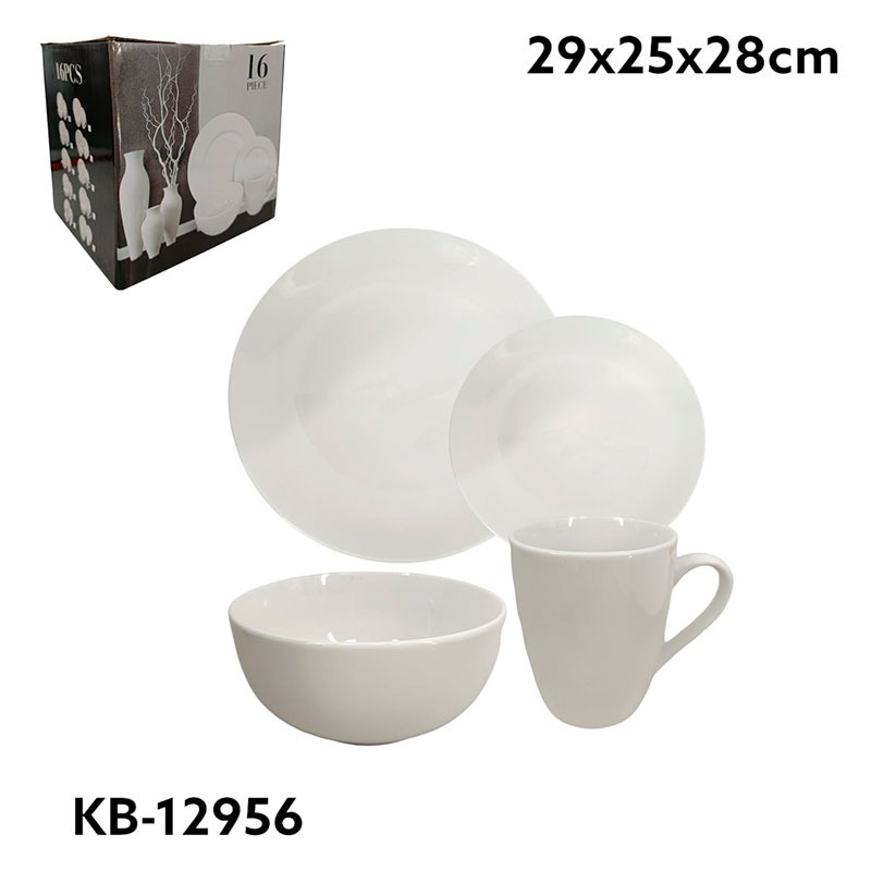 JUEGO DE VAJILLA 16PCS (2 JGO XCAJA)