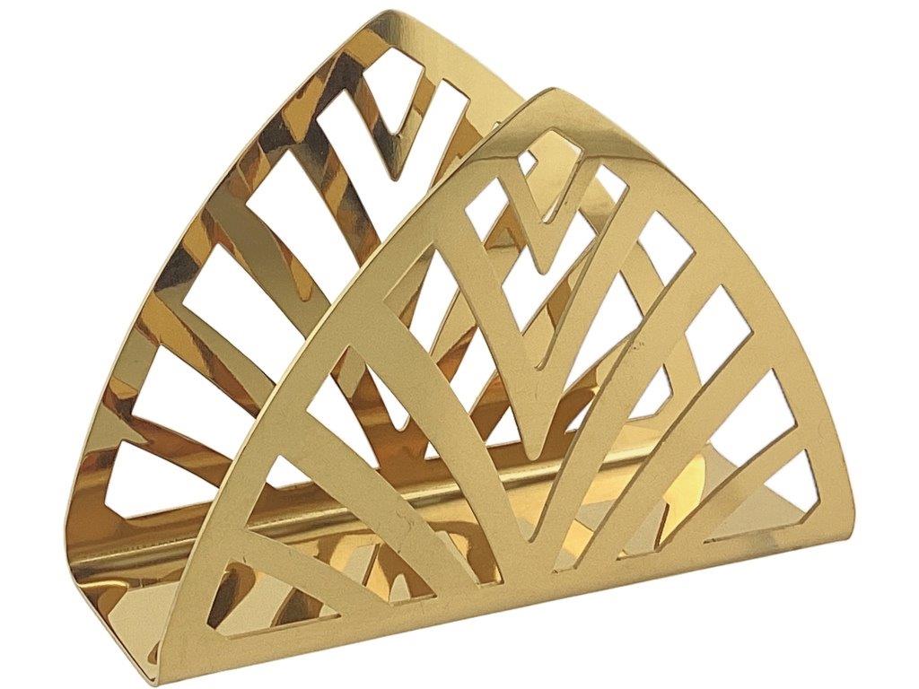 SERVILLETERO 13X9 CM GLITTER DORADO