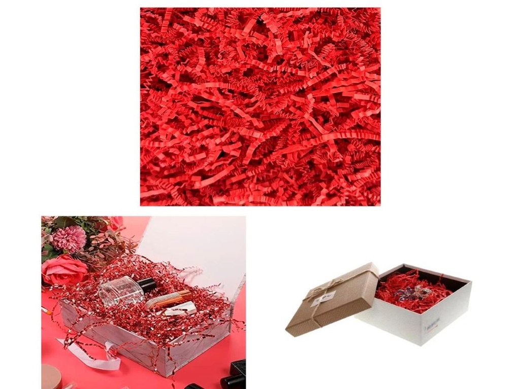 PAPELITO P/RELLENO 50G ROJO