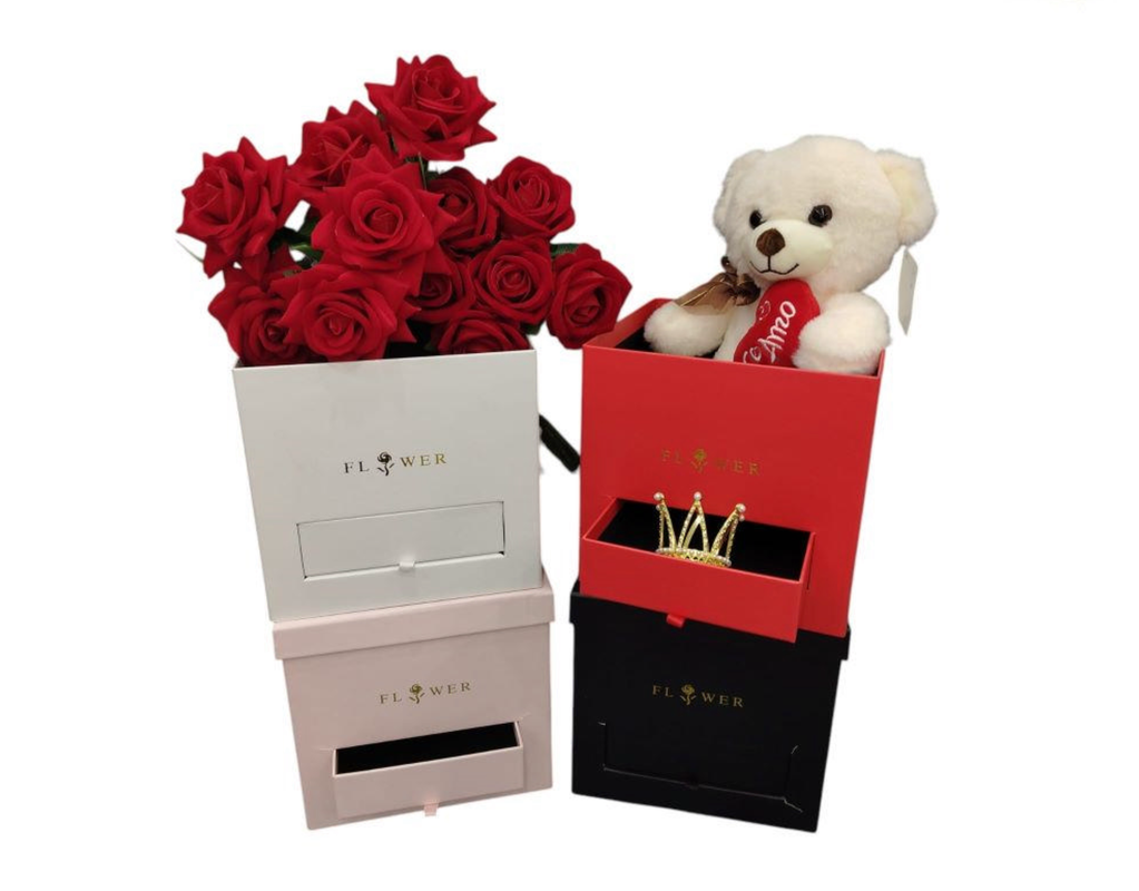 CAJA DE REGALO CUADRADO MIX