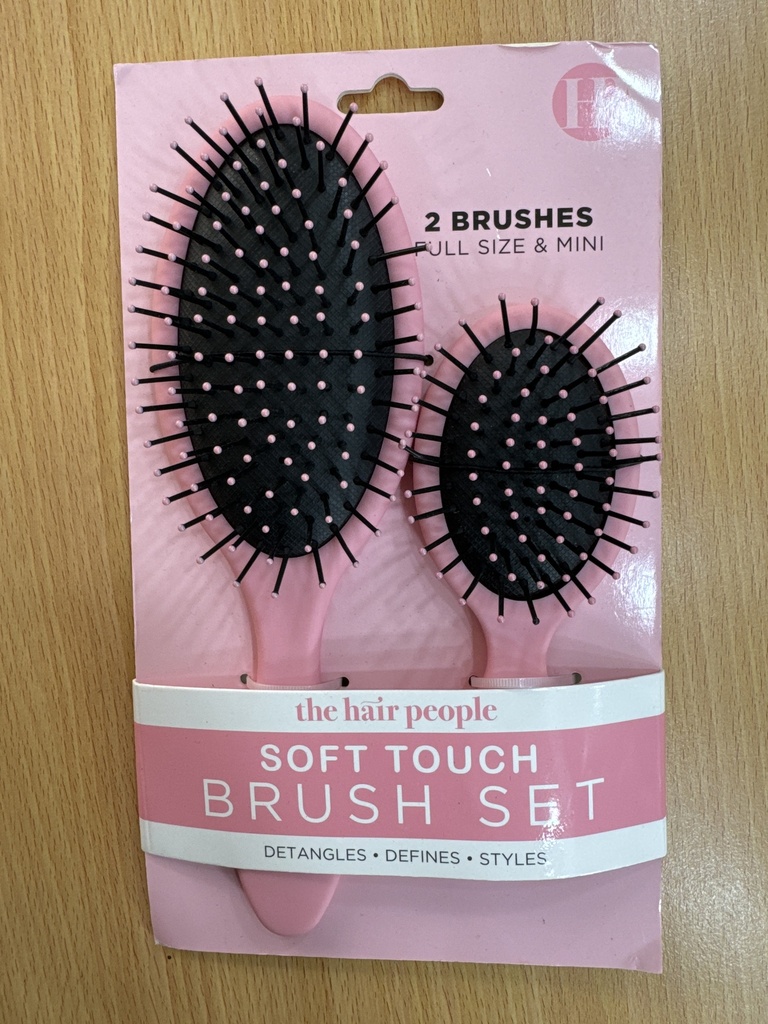 SET PEINE ROSADO GRANDE Y PEQUEÑO