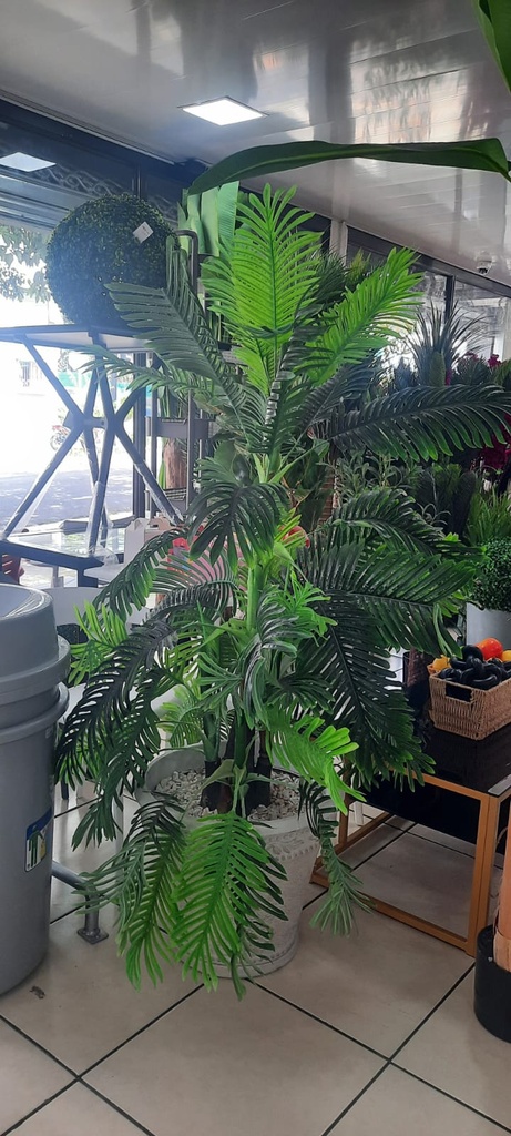 PLANTA ARTIFICIAL CON MACETA