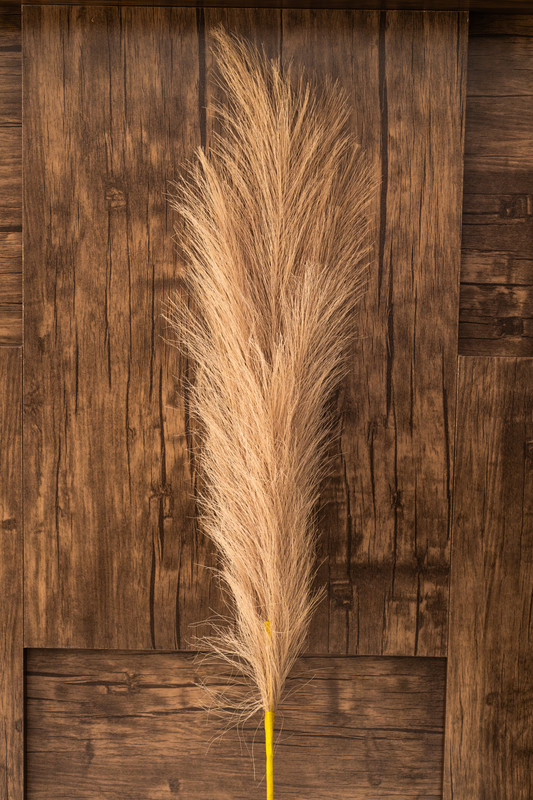 PLUMA ARTIFICIAL,  90 CM, COLOR CAFÉ