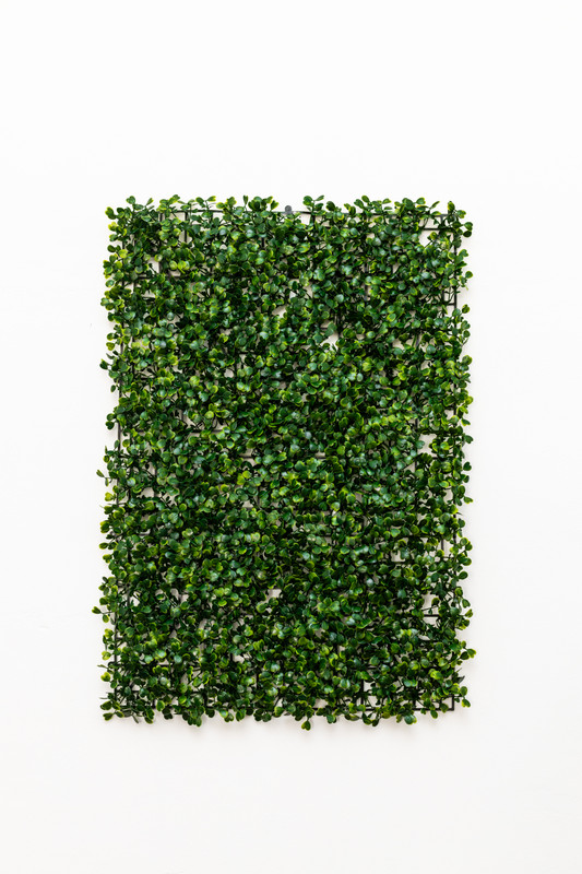 FOLLAJE ARTIFICIAL VERDE CUADRADO  DE 60 CM X 40 CM, SENCILLO