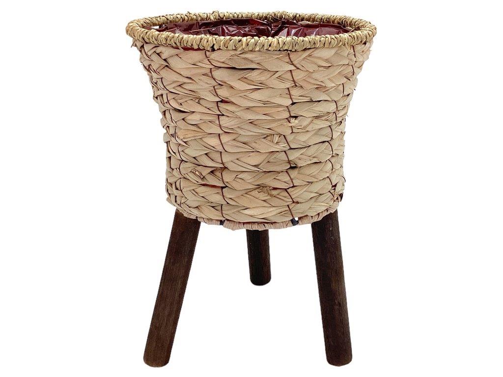 MACETERO COLOR CHOCOLATE/CREMA 21X32CM 767-02194 