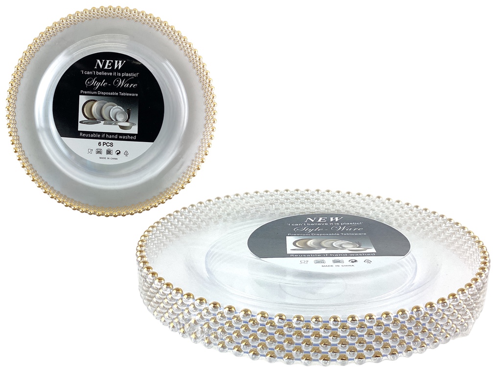 PLATOS DESECHABLES 10" 6PZAS 819-39729 