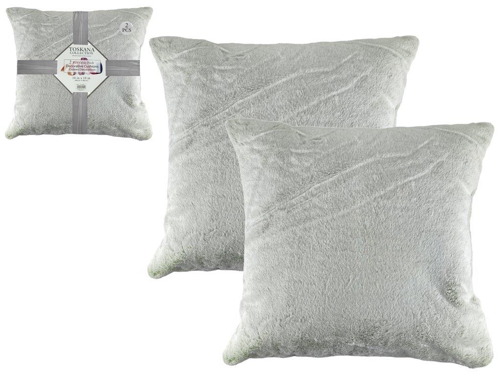 COJIN 2PZAS 18X18" BLANCO HUESO