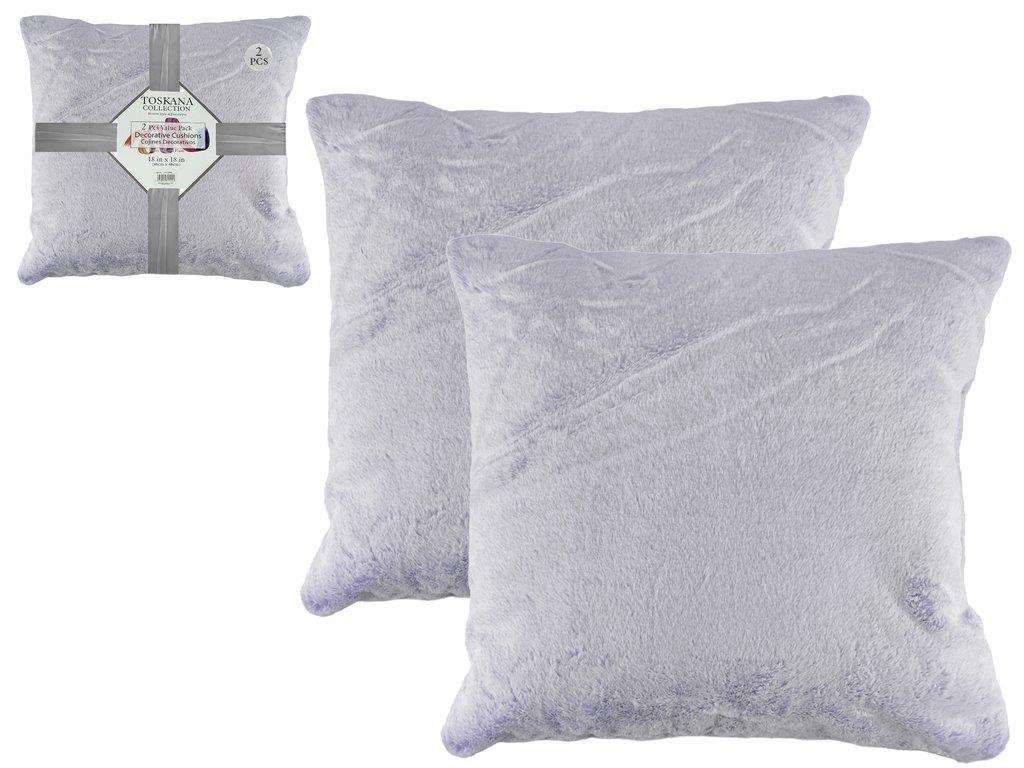 COJIN 2PZAS 18X18" GRIS C/ AZUL