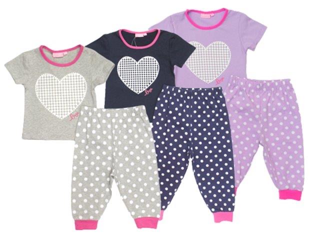 CONJ D/ PIJAMA PANTALON P/ NINAS 2-8
