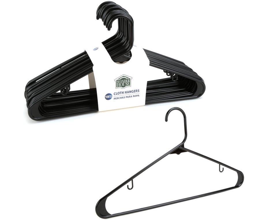 GANCHO P/ ROPA 18PZAS