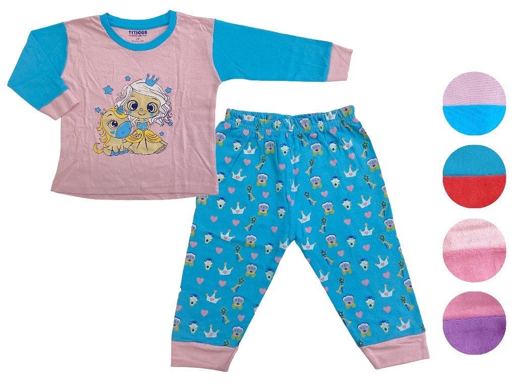 PIJAMA PANTALON P/ NINAS M/L 2-8