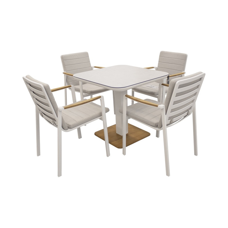 JUEGO DE COMEDOR D/ METAL PARA EXTERIOR