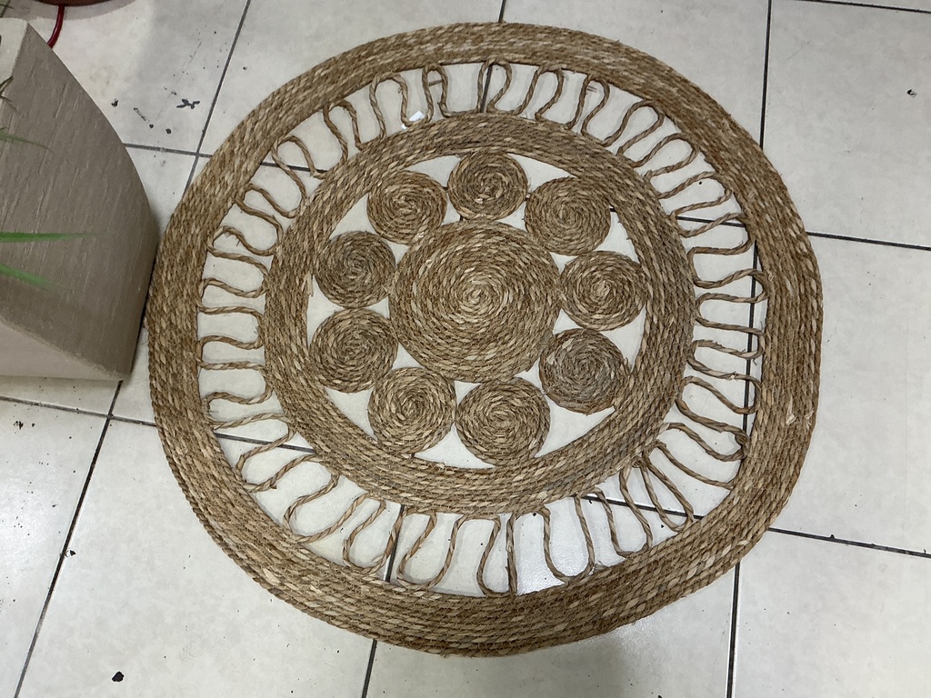 ALFOMBRA YUTE DECORATIVA 1 METRO