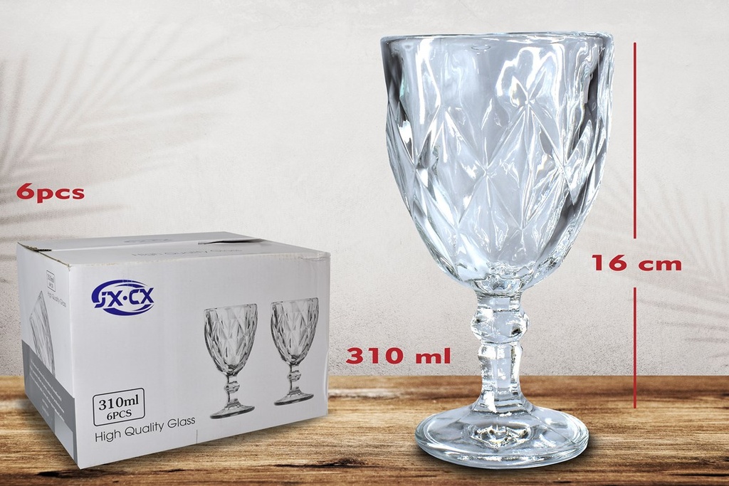  VASOS DE VIDRIOS