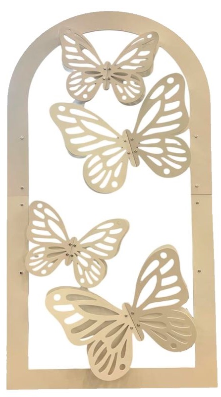 MAMPARA DE MARIPOSA 100*180CM