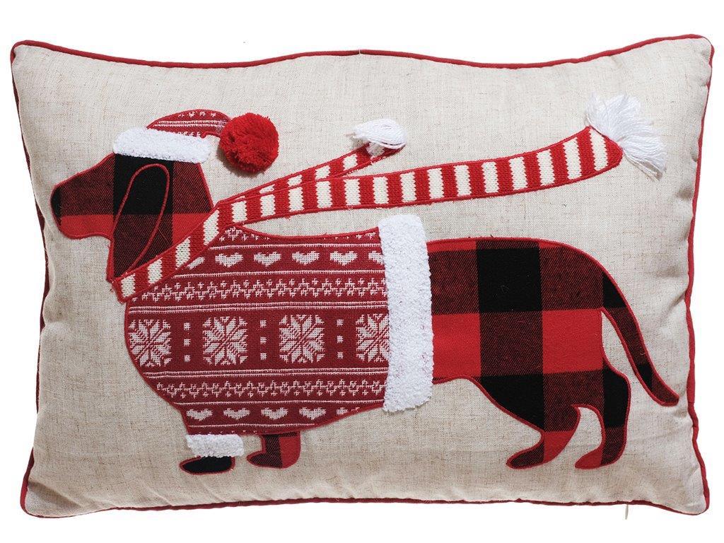 COJIN350G 14X20CM ROJO-NEGRO