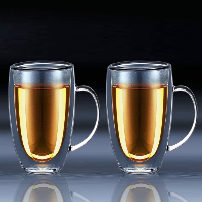 TAZA DE VIDRIO DE 400ML