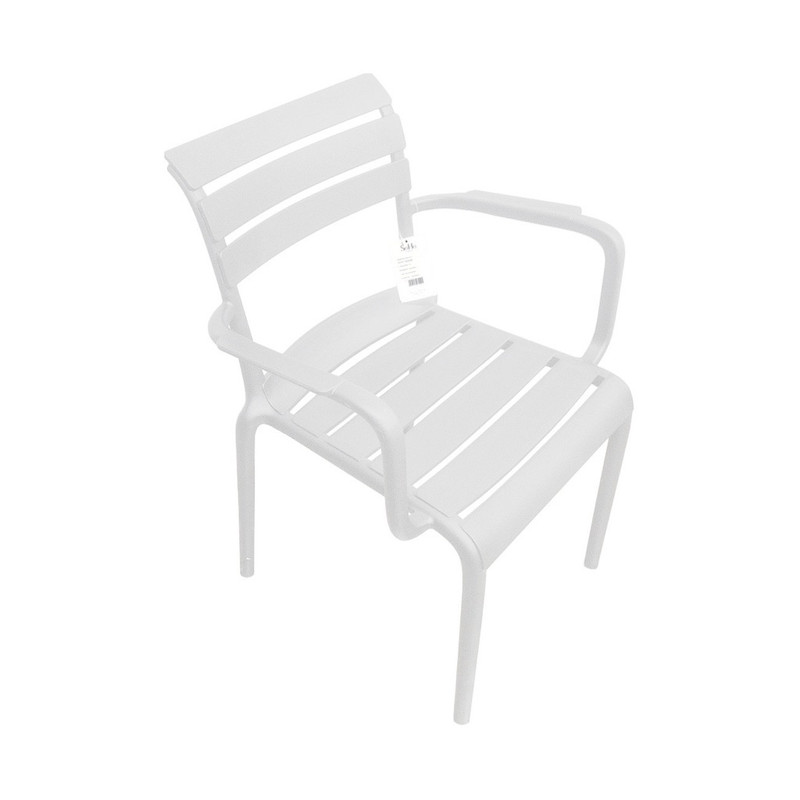 SILLA PLASTICA COLOR BLANCA