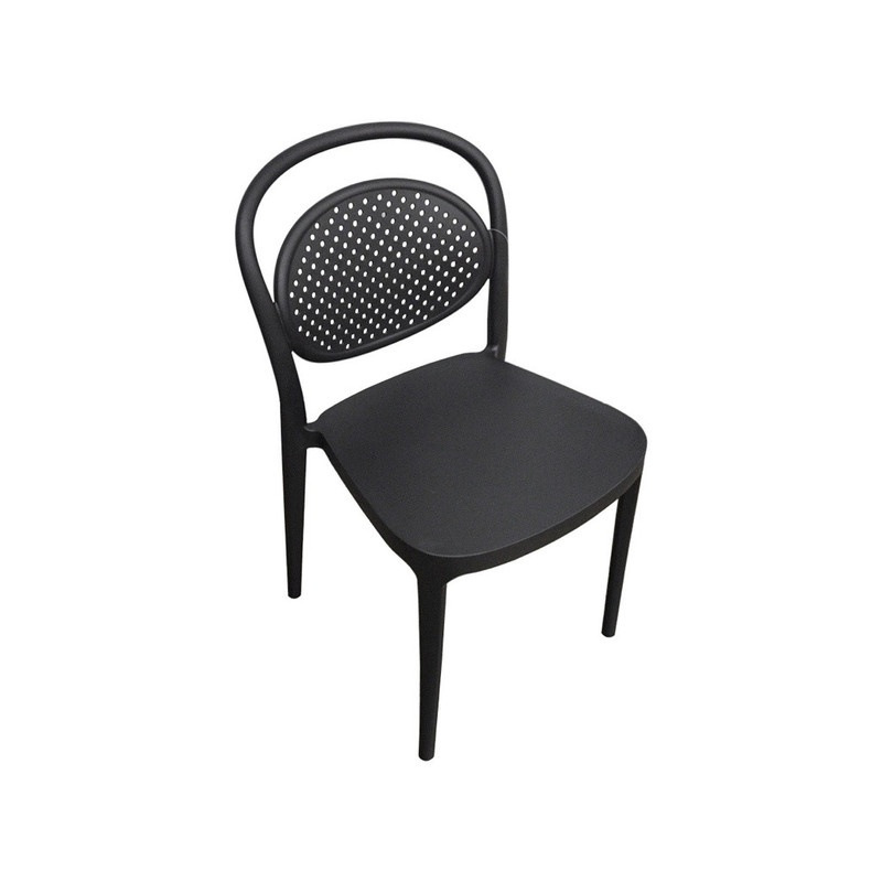 SILLA PLASTICA COLOR BLACK