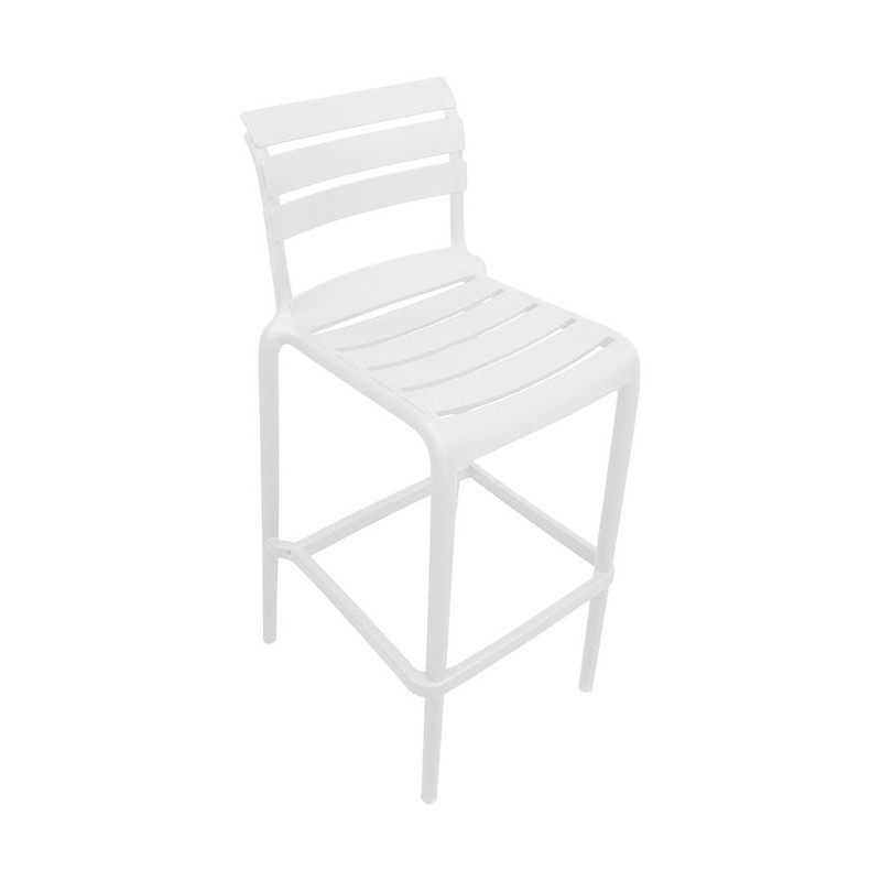 SILLA DE BAR ALTA WHITE 51.5X37X105