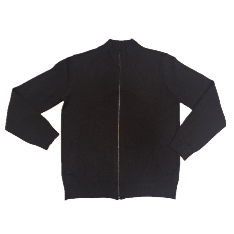 JACKET MANGA LARGA  CON ZIPPER P/ HOMBRE 