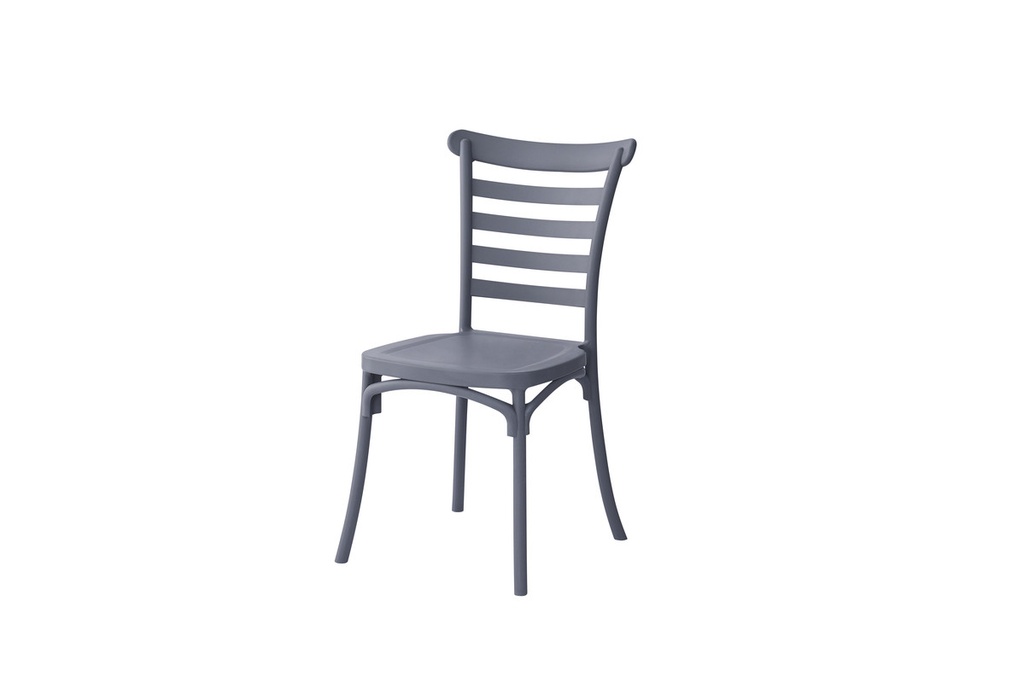 SILLA PLASTICA COLOR GRIS