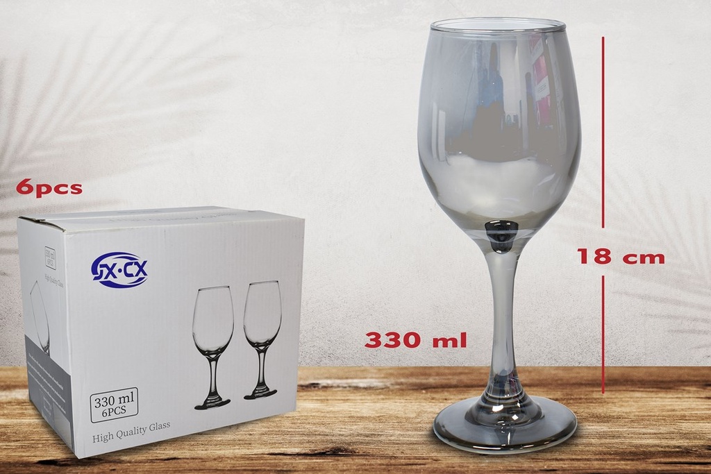 COPAS DE VIDRIO 330ml