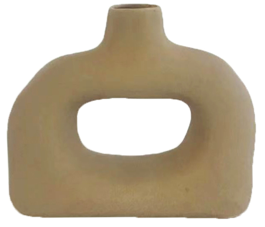 FLORERO8.5X19X23CM CHOCOLATE