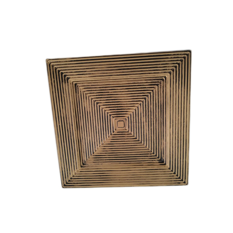 PORTA PLATO 33X2X33CM CHOCOLATE