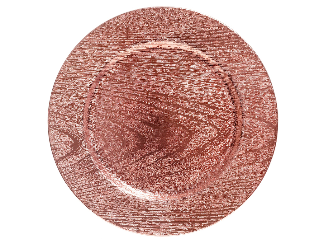 PORTA PLATO 33X33X2M ORO ROSA