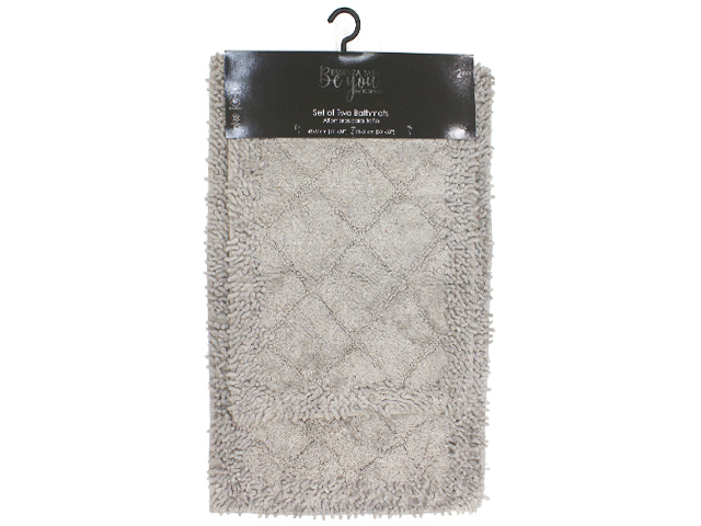 ALFOMBRAS P/ BAÑO 2PZAS PLASTICA