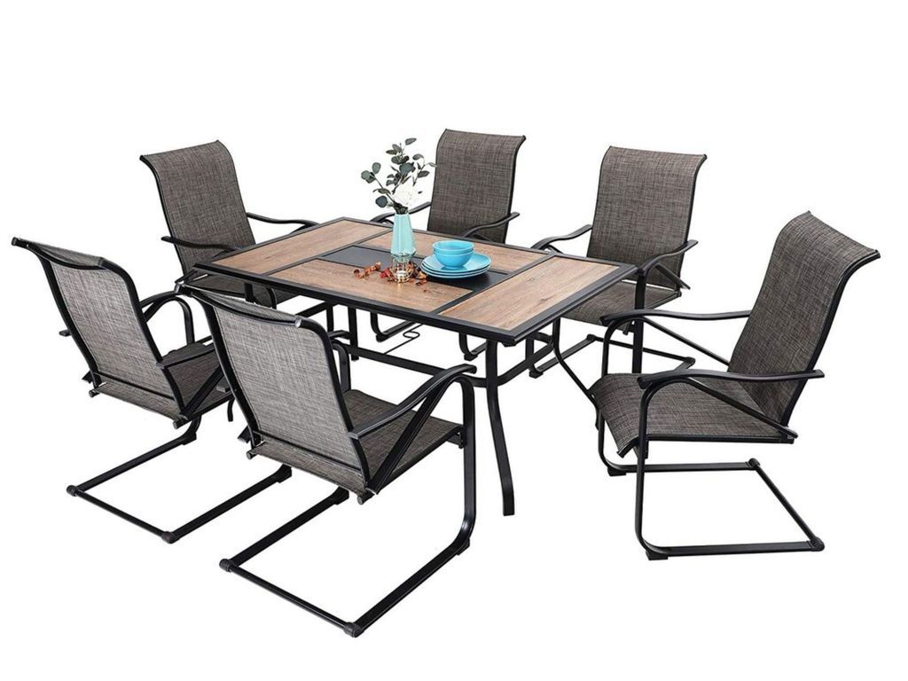 MESA C/SILLA P TERRAZA 7PZAS 854-ARGYRIN 