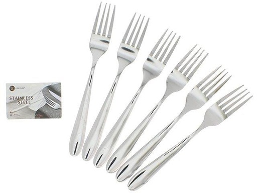 [IV-1438] TENEDOR PLATEADOS LISO