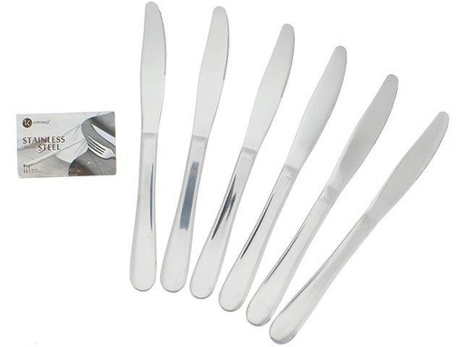 [IV-1439] CUCHILLOS PLATEADOS LISOS