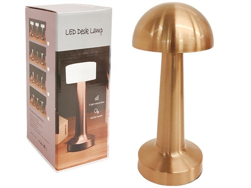 [IV-1440] LAMPARAS DE MESA 23 CM DORADO 