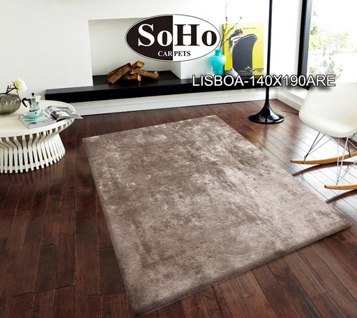 [IV-1566] ALFOMBRA 140x190 POLIESTER ARENA 