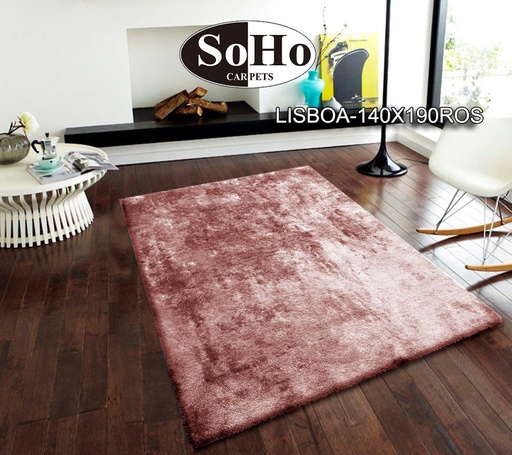 [IV-1567] ALFOMBRA 140x190 POLIESTER ROSA