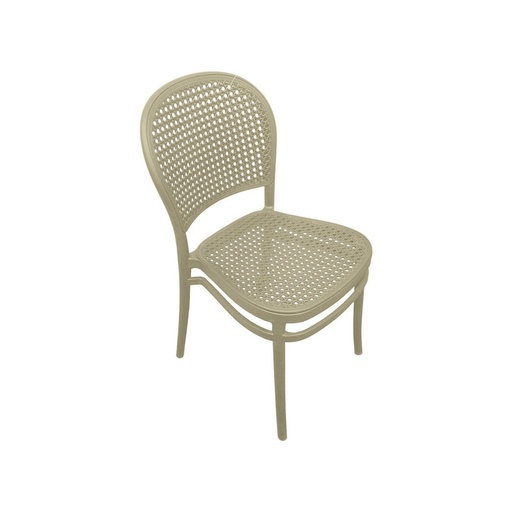 [IV-1590] SILLA PLASTICA COLOR BEIGE