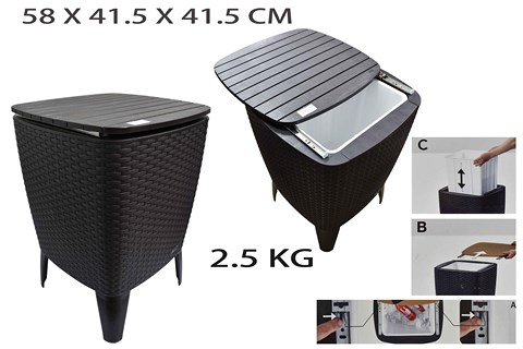 [IV-1607] HIELERA PLAST. TABLE CAPRI