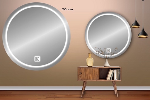 [IV-1623] ESPEJO C/LUZ REDONDO