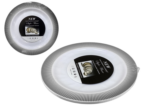 [IV-1670] PLATOS DESECHABLES 7" 6 PZAS