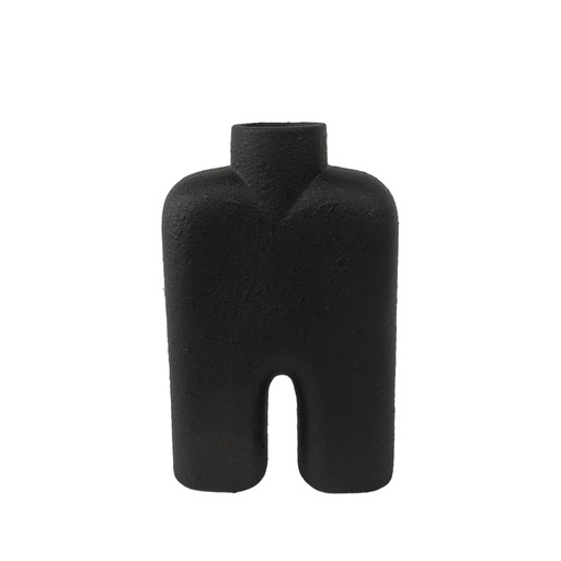 [IV-1734] FLORERO NEGRO 7.5X29.5X18.5CM