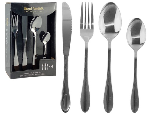 [IV-1760] CUBIERTOS 16 PZAS 21.6"/20"/18"/16"