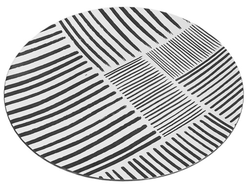 [IV-1768] PLATO DECORATIVO 33X33X2CN