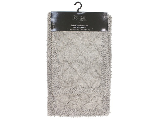 [IV-1801] ALFOMBRAS P/ BAÑO 2PZAS PLASTICA