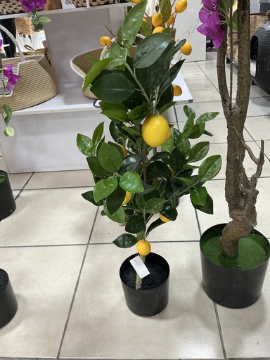 [IV-1876] PLANTA  ARTIFICIAL 75CM* LIMON