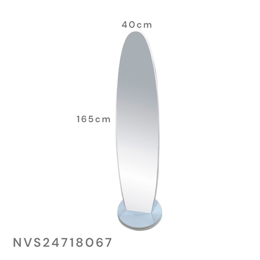 [IV-1887] ESPEJO DE PEDESTAL 165X40CM