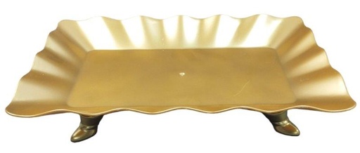 [IV-1928] BANDEJA CUP CAKE (27.5”17”6CM) DOR