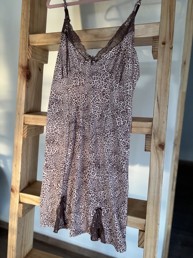 [HYGRL0029] VESTIDO PARA DORMIR ANIMAL PRINT "M"